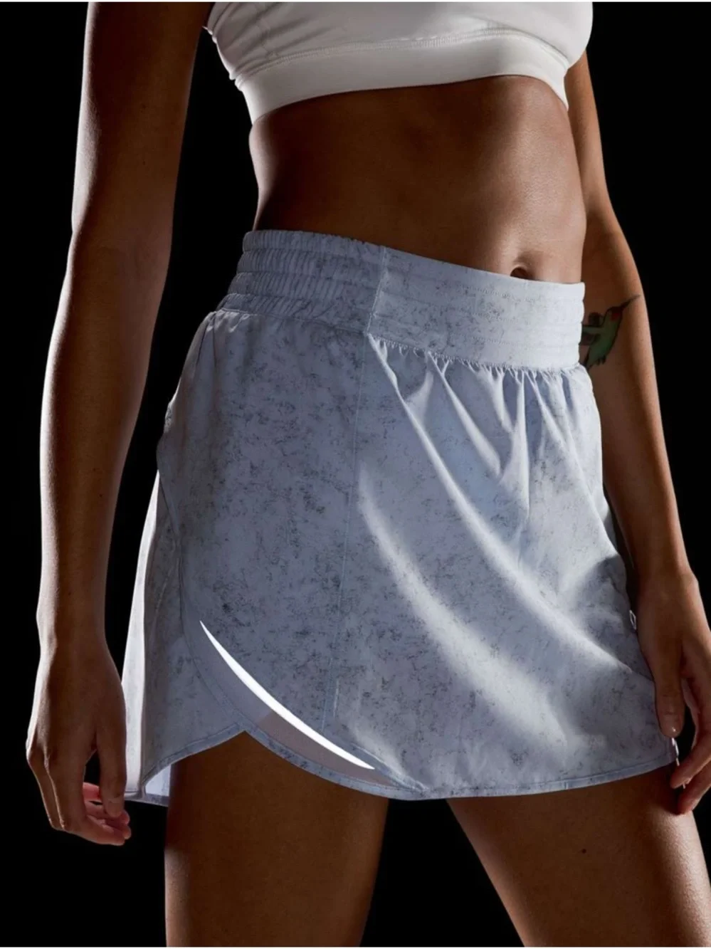 🍋🥎🎳🏅⛳️lululemon athletica White Marble Print Circle Skirt